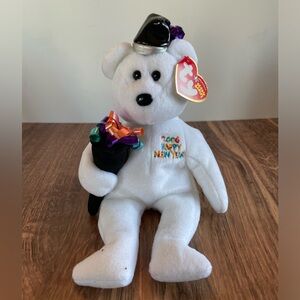 3 FOR $25: Authentic TY Beanie Babies New Year the Bear, 2005. NWT